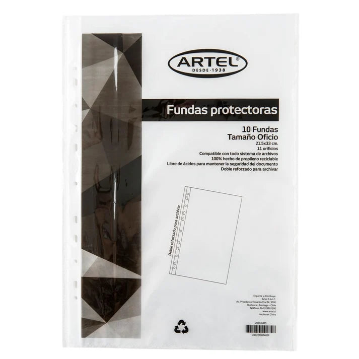 FUNDAS OFICIO ARTEL 10 UNID