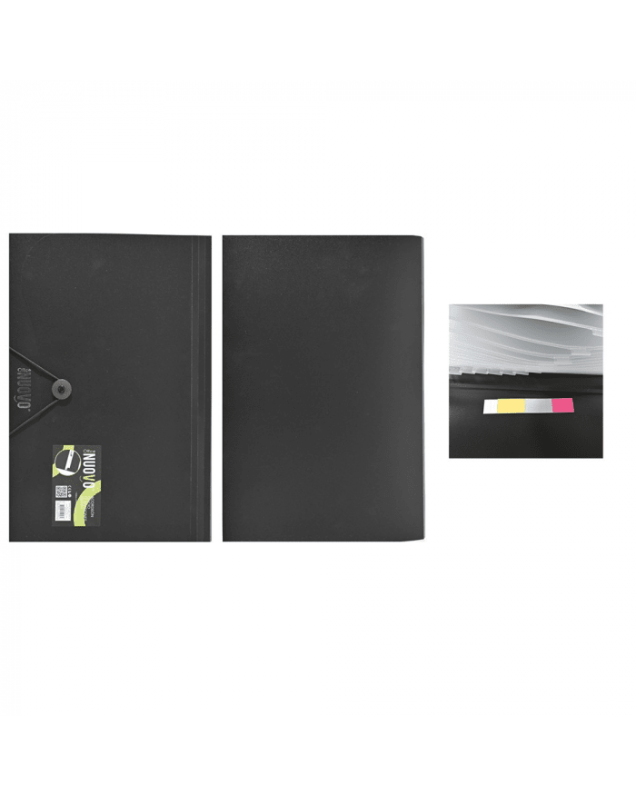 CARPETA ACORDEON NEGRO OFICIO