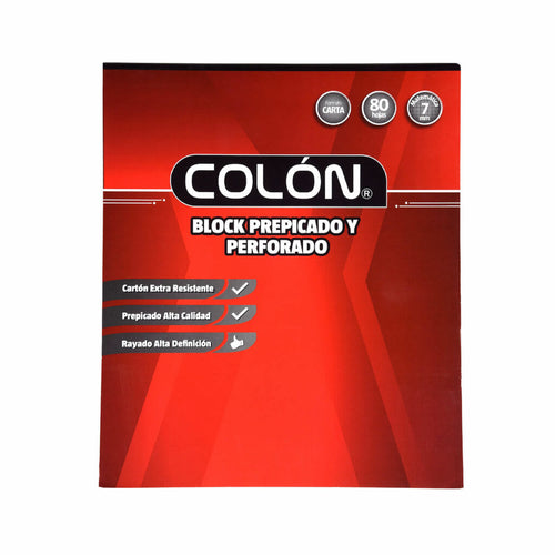 BLOCK COLON CARTA 7MM 8O HOJAS