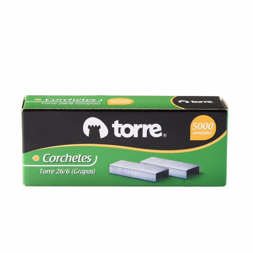CAJA CORCHETES N°26/6 5000 UNIDADES