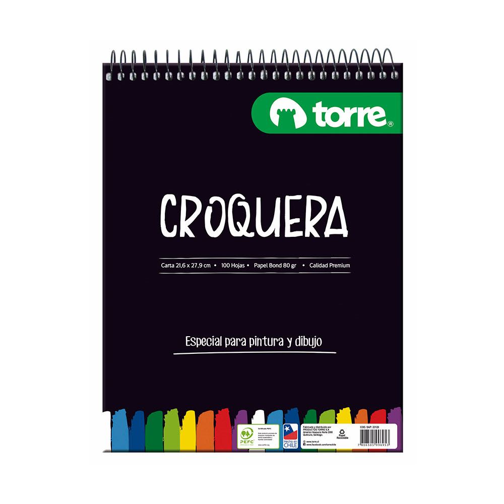 CROQUERA CARTA 21.6X27.9 CM
