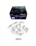 CLIP METALICO REDONDO 33MM SET 100 UNID