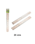 REGLA METALICA 20 CMS
