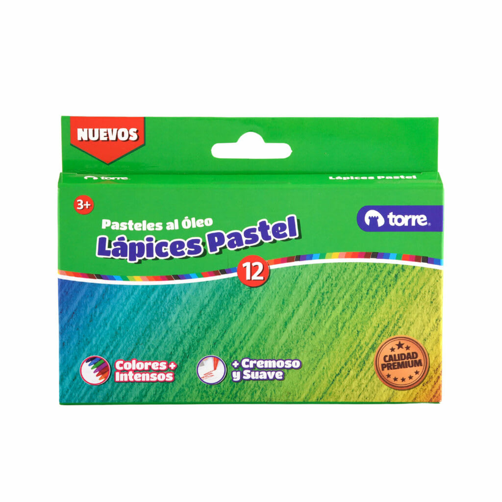 LAPICES PASTEL 12 COL