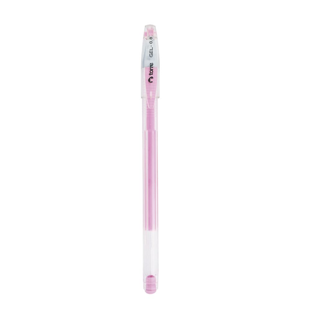 LAPIZ GEL COLOR PASTEL 0.8MM ROSADO