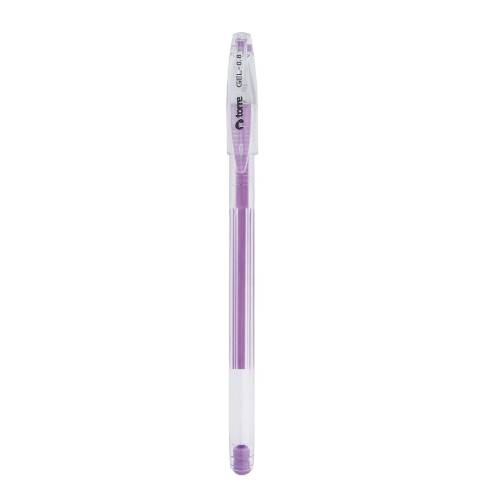 LAPIZ GEL COLOR PASTEL 0.8MM MORADO