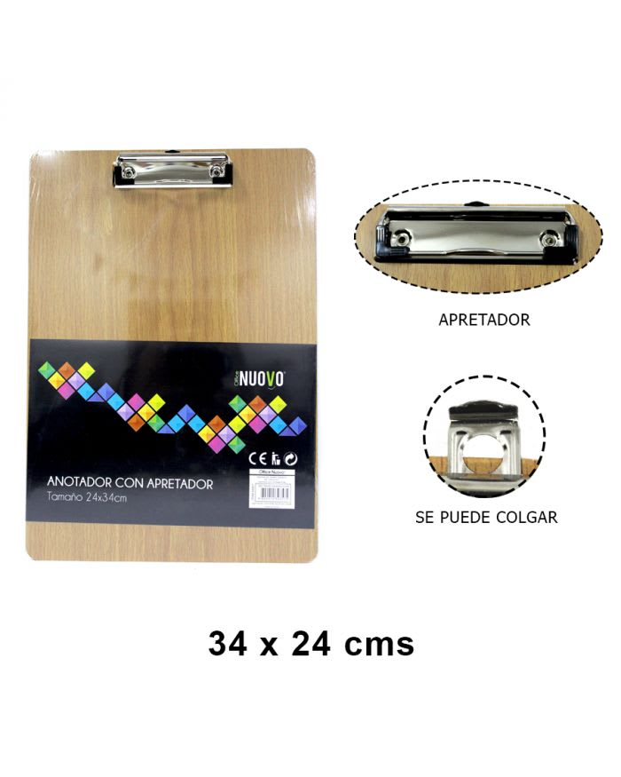 ANOTADOR CON APRETADOR NUOVO