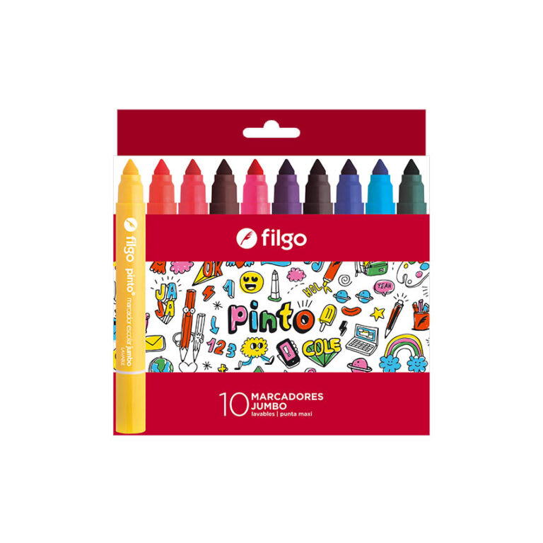 MARCADOR PINTO JUMBO 10 COLORES