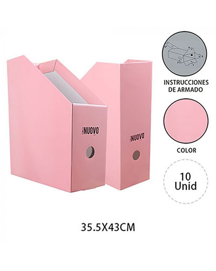 CAJA REVISTERO NUOVO PASTEL SANDIA