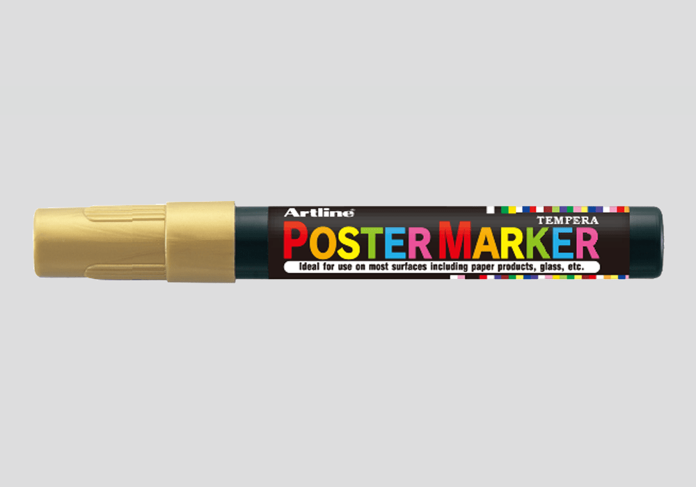 MARCADOR MARKER TEMPERA DORADO 4MM