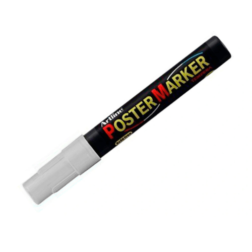 MARCADOR MARKER TEMPERA PLATEADO 4MM