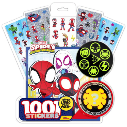 BLISTER 1001 STICKERS SPIDY FRIENDS