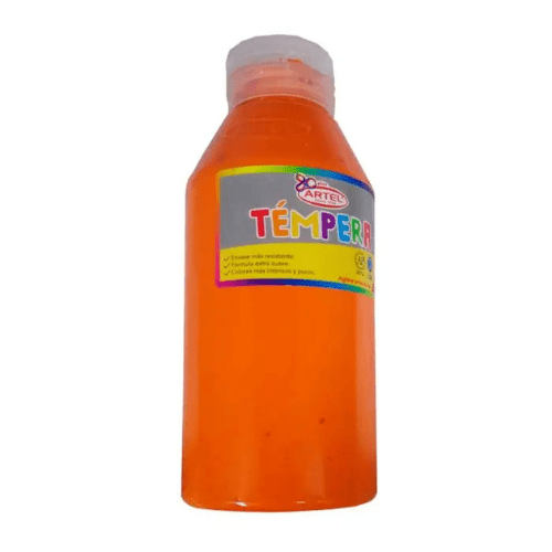 FRASCO TEMPERA NARANJA 77 500 ML