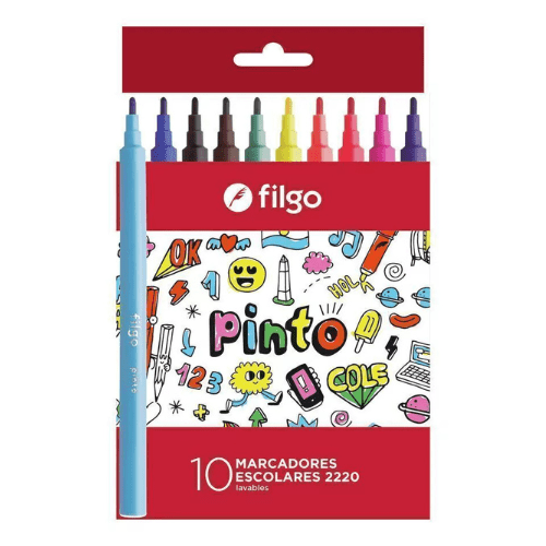 MARCADOR PINTO ESTUCHE 10 UNID SURTIDO