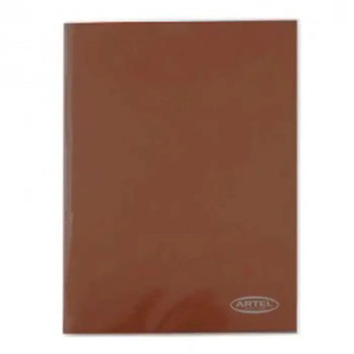 CARPETA CON GUSANO CAFE