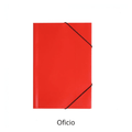 CARPETA PLASTICA ELASTICA OFICIO ROJA