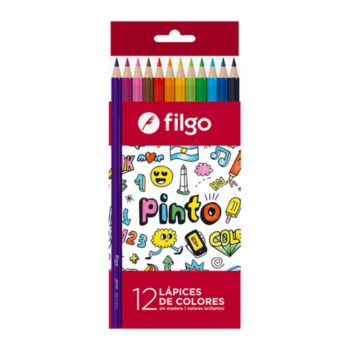 LAPICES DE COLORES PINTO 12 COLORES