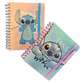 LIBRETA ESPIRAL STITCH HOJAS LINEADAS