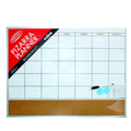 PIZARRA PLANNER BLANCA Y CORCHO 60X45