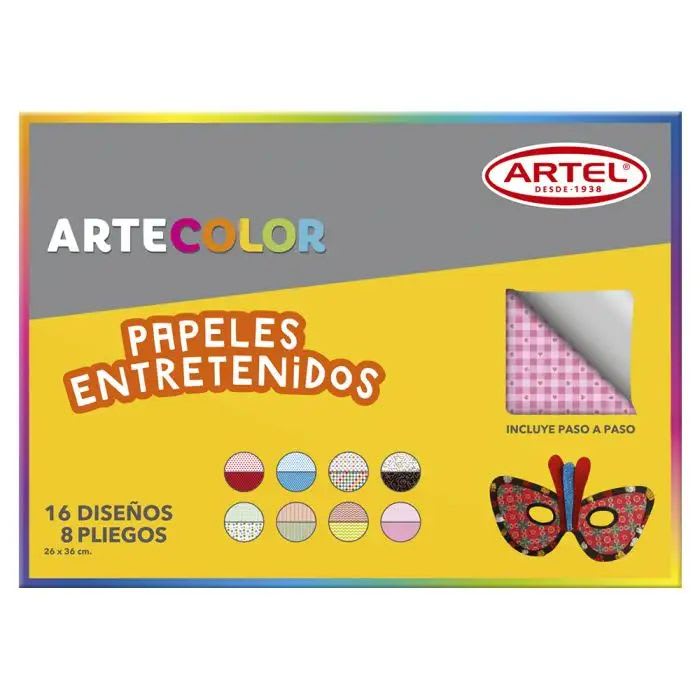 ESTUCHE ARTECOLOR PAPELES ENTRETENIDOS