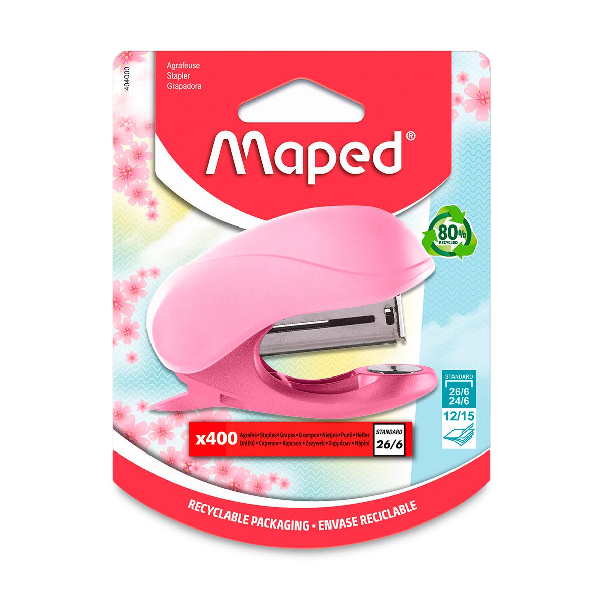 MINI CORCHETERA PASTEL MAPED SHAKER