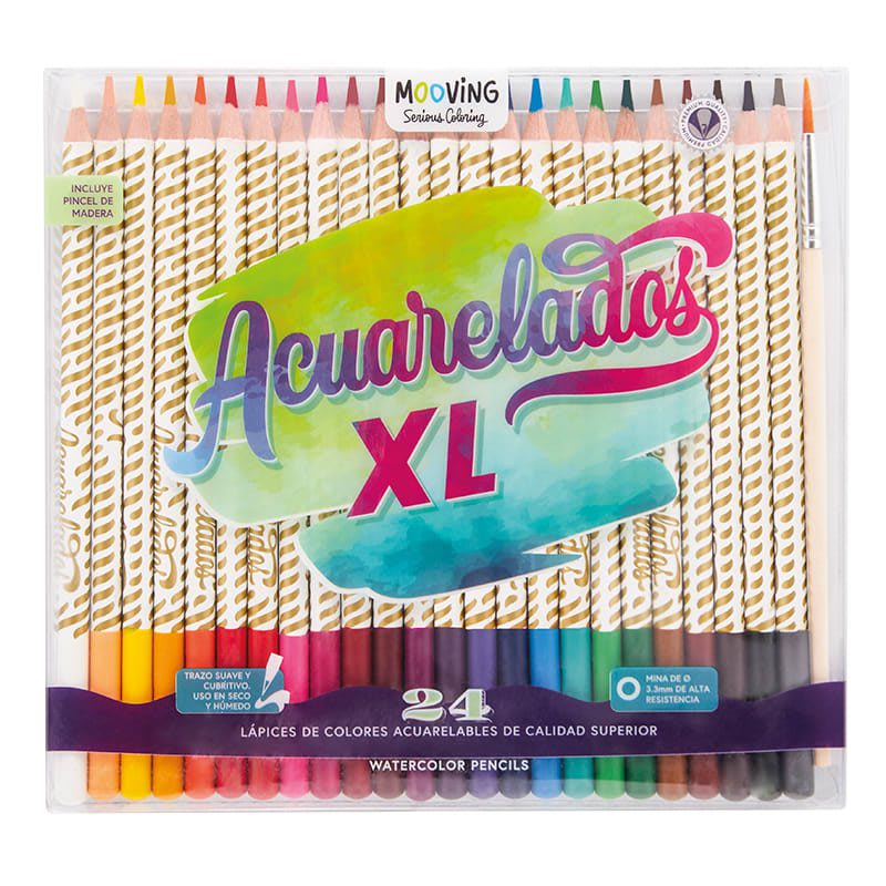 ESTUCHE 24 LAPICES ACUARELABLES PREMIUM