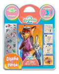 BLISTER SELLOS DISEÑA Y PINTA ZOOTOPIA