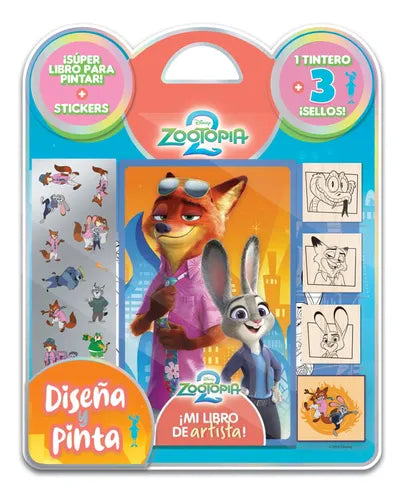 BLISTER SELLOS DISEÑA Y PINTA ZOOTOPIA