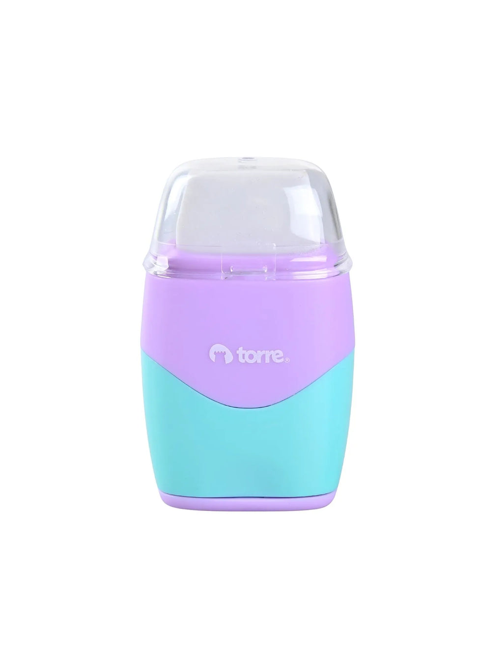 SACAPUNTAS DOBLE + GOMA PASTEL