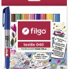 ESTUCHE MARCADORES DE TELA 10 UNID FILGO