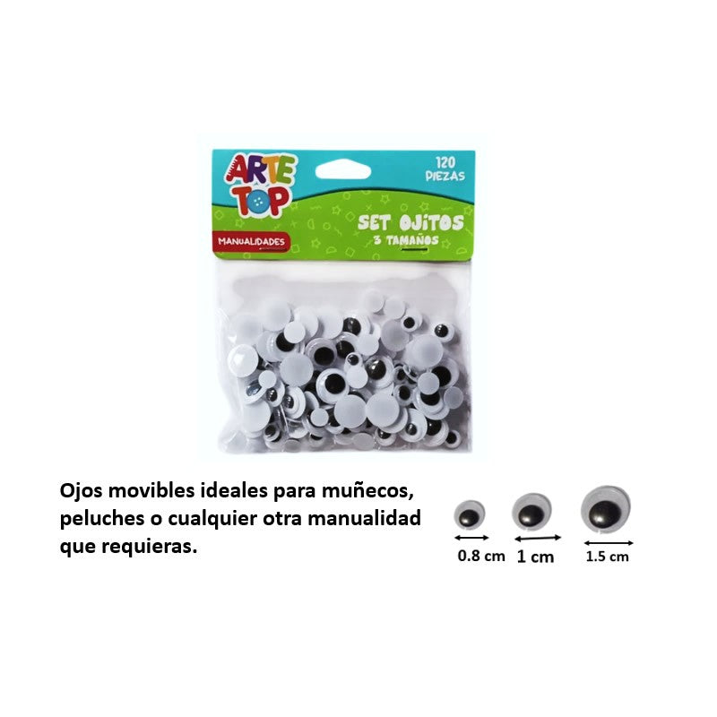 SET OJITOS 3 TAMAÑOS